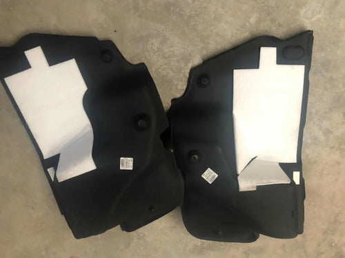 Kit 3 Alfombra Tapicería Vestidura Cajuela Chevrolet Sonic Negro