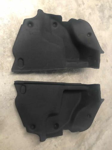 Kit 3 Alfombra Tapicería Vestidura Cajuela Chevrolet Sonic Negro