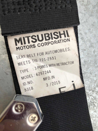 Set Cinturón Seguridad Trasero Dodge Attitude 2015-2019