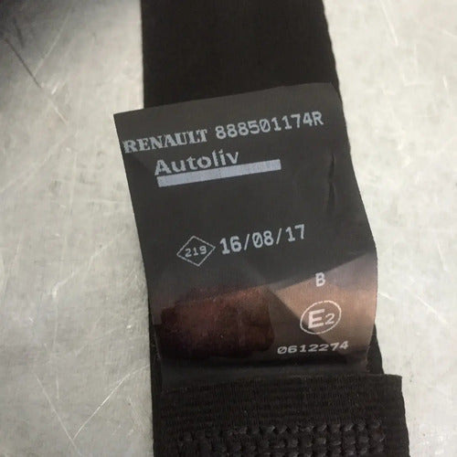 Hembra Cinturon Trasero Renault Logan 2015-2019