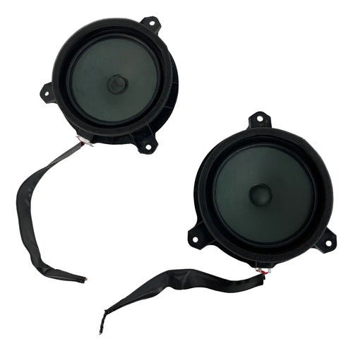 Par Bocinas Puerta Delantera Toyota Yaris Core 2017 Negro