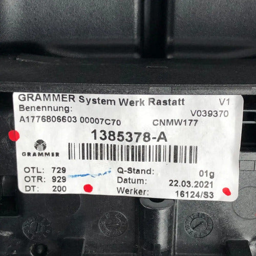 Descansa Brazos Mercedes Benz A45 Amg W177 2018-2021 Negro