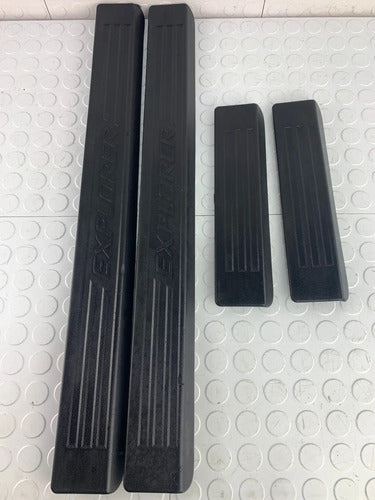 Kit Molduras Pisa Alfombra Estribo Ford Explorer 1995-2001 Negro