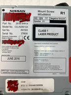 Estéreo Pantalla Nissan Altima 2015-2018 (bloqueado) Negro