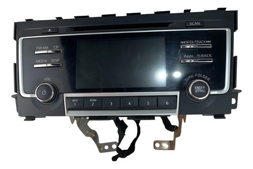 Estéreo Pantalla Nissan Altima 2015-2018 (bloqueado) Negro