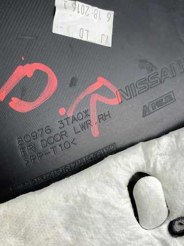 Panel Puerta Delantera Derecha Nissan Altima 2013-2018 Negro