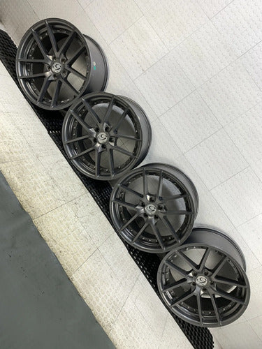 Rines Gianelle Monaco 20  Gunmetal, 5x114.3, 8 Y 10 Pulgadas Gris Oscuro