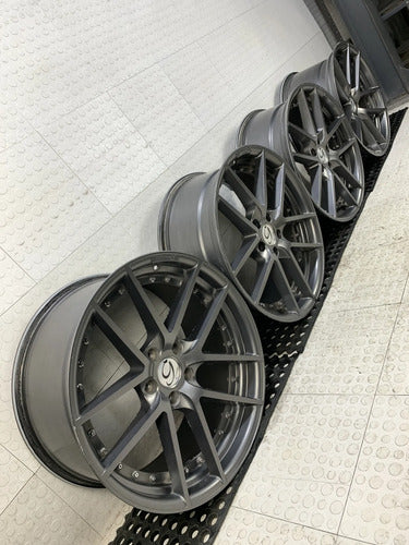 Rines Gianelle Monaco 20  Gunmetal, 5x114.3, 8 Y 10 Pulgadas Gris Oscuro