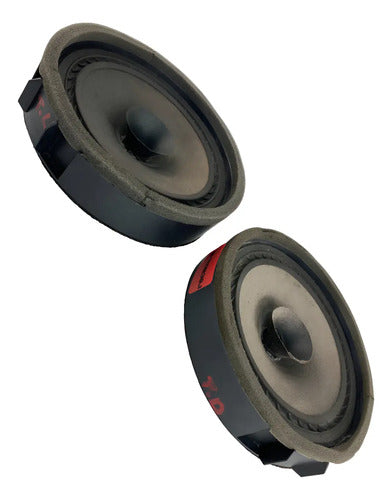 Par De Bocinas Traseras Mitsubishi L200 2020-2024 Negro