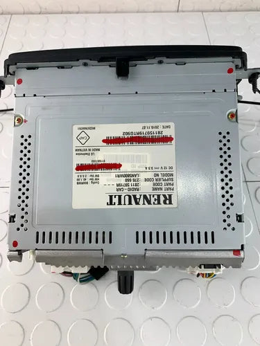 Pantalla Estéreo Renault Kwid 2019-2024 (bloquado) Negro