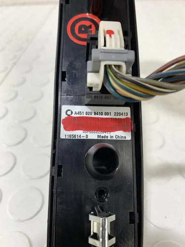Boton Cierre Intermitentes Para Smart Fortwo 2014 C451 1.0t Negro