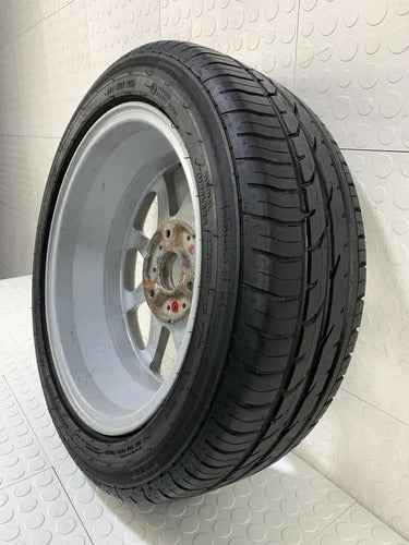 Rin Aluminio R15 Con Llanta Pub1 Para Smart Fortwo 2014 C451 Negro