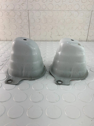 Par Molduras De Impacto Trasero Nissan Tiida Blanco