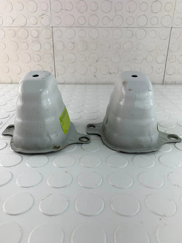 Par Molduras De Impacto Trasero Nissan Tiida Blanco