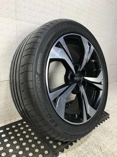 Rin Aluminio R17 Con Llanta Pub2 Para Jac Sei4 Pro 2022-2024 Negro