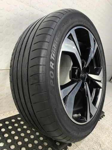 Rin Aluminio R17 Con Llanta Pub1 Para Jac Sei4 Pro 2022-2024 Negro