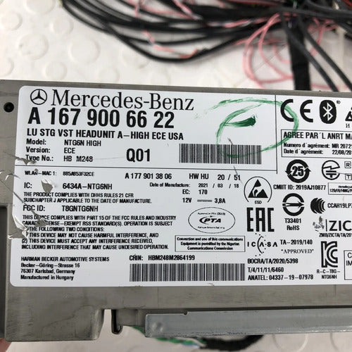 Modulo Estereo Radio Mercedes Benz A45 Amg W177 2018-2023