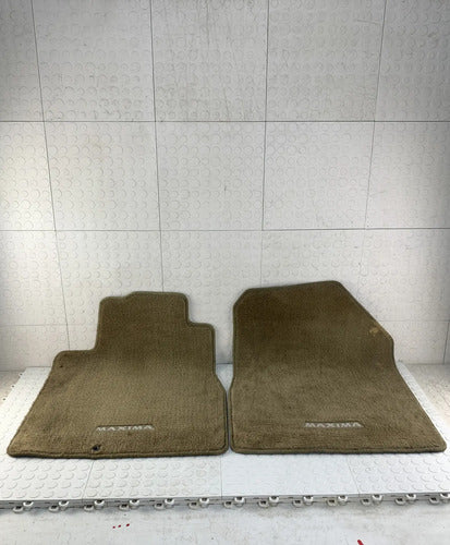 Tapetes Delanteros Alfombra Nissan Maxima A34 2004-2008 Negro