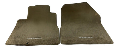 Tapetes Delanteros Alfombra Nissan Maxima A34 2004-2008 Negro