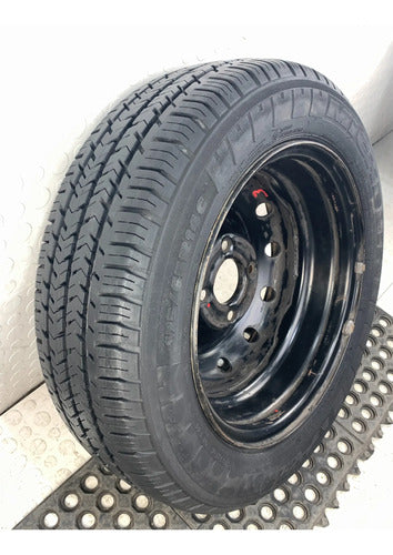 Rin Acero Con Llanta P3 Peugeot Partner Hdi 2007-2011 Negro