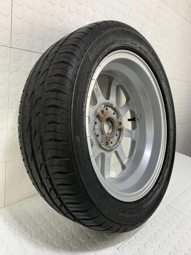 Rin Aluminio R15 Con Llanta Pub4 Para Smart Fortwo 2014 C451 Negro