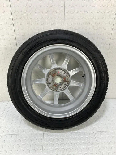 Rin Aluminio R15 Con Llanta Pub4 Para Smart Fortwo 2014 C451 Negro