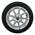 Rin Aluminio R15 Con Llanta Pub4 Para Smart Fortwo 2014 C451 Negro