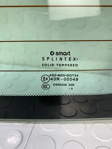 Cristal Trasero Medallon Para Smart Fortwo 2014 C451 1.0t