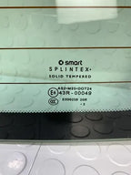 Cristal Trasero Medallon Para Smart Fortwo 2014 C451 1.0t