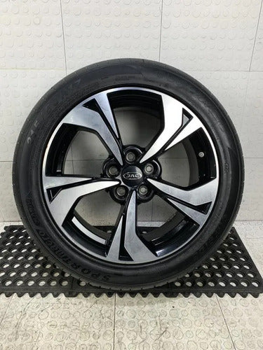 Rin Aluminio R17 Con Llanta Pub3 Para Jac Sei4 Pro 2022-2024 Negro