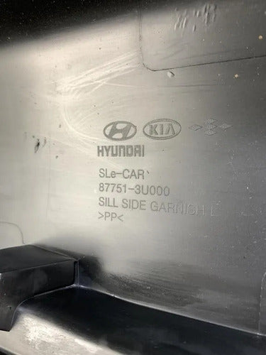 Estribo Izquierdo Para Kia Sportage Sl 2014-2016 Negro