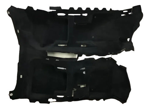 Tapete Alfombra Piso Para Volkswagen Passat 2012-2015 3.6 Negro