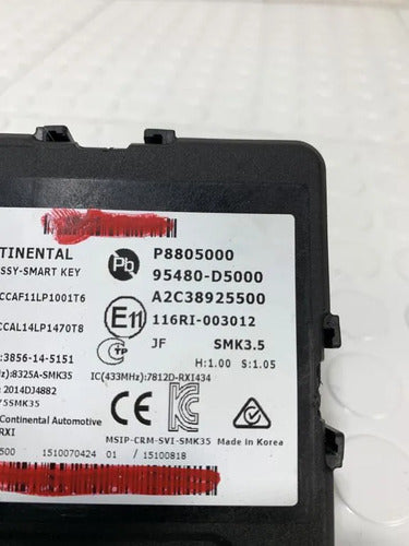 Modulo Encendido Llave Kia Optima 2016-2018