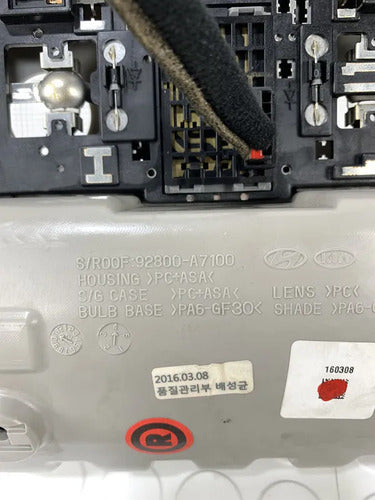 Luz Interior Delantera Quemacocos Kia Forte 2017-2018 2.0