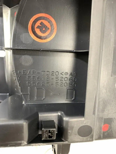 Porta Vaso Izquierdo Toyota Yaris Sedan 2007-2016 Negro