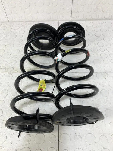 Resortes Traseros Con Hules Par Kia Rio 2018-2023 Sd