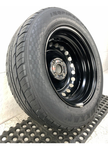 Rin Acero R15 Con Llanta Pub2 Kia Rio 2018-2023 Sd Negro