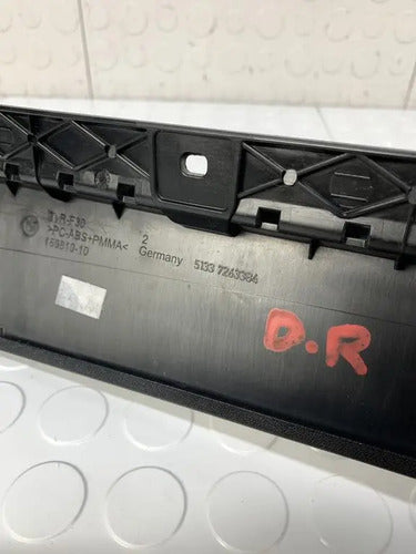 Moldura Poste Exterior Delantera Derecha Bmw F30 2013 328ia Negro