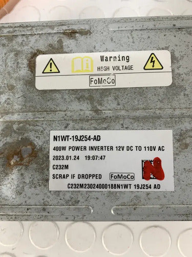 Modulo Inversor De Corriente Ford Ranger 2023-2025 2.3