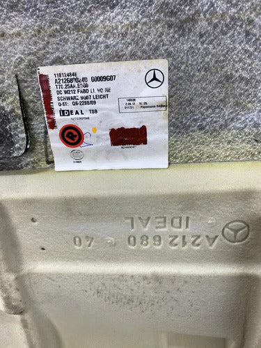 Tapete Delantero Derecho Mercedes Benz E200 W212 13-16 Negro