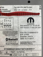 Estéreo Pantalla Dodge Neon 2017-2020 (bloqueado) Negro
