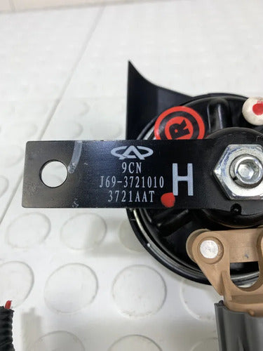 Bocina Claxon Tono Alto Para Chirey Tiggo 2 Pro 2023-2026