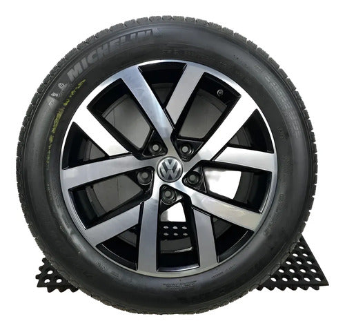 Rin R19 Con Llanta Pub1 P Volkswagen Touareg 2015-2018 Tdi Negro