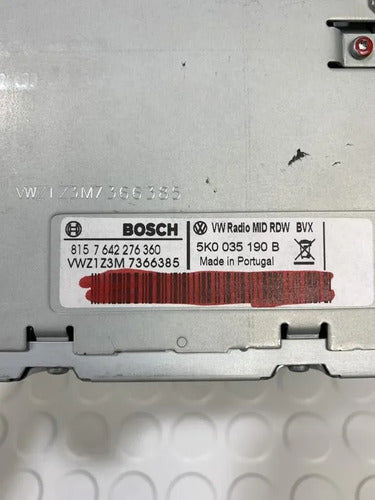 Estereo (bloqueado) Para Volkswagen Passat 2012-2015 3.6 Negro