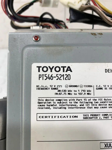 Estereo Original (bloqueado) Toyota Yaris Sedan 2007-2016