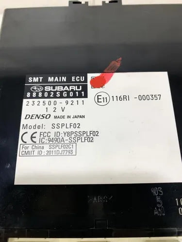 Módulo Encendido Llaves Subaru Forester 2014-2018 2.5