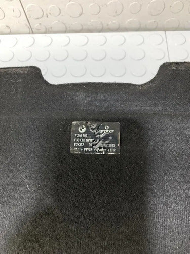 Tapete Alfombra Cajuela Bmw F30 2013 328ia Negro