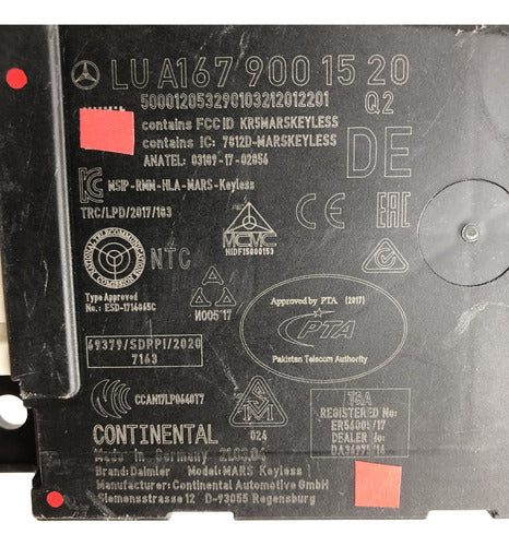 Módulo Keyless Mercedes Benz Clase A W177 2018-2023