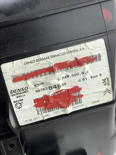 Panel Evaporador Ac Calefacción Peugeot 301 2017-2023