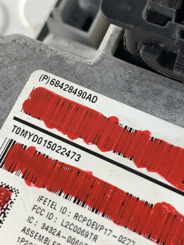 Estéreo Pantalla Dodge Durango Wd 2019-2020 Bloqueado Negro